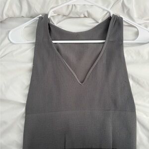 Nikibiki Gray Ribbed Camisole